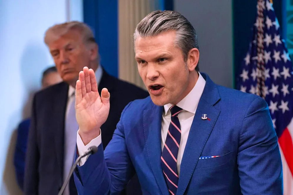 US Secretary of Defense Pete Hegseth is said to be in charge.