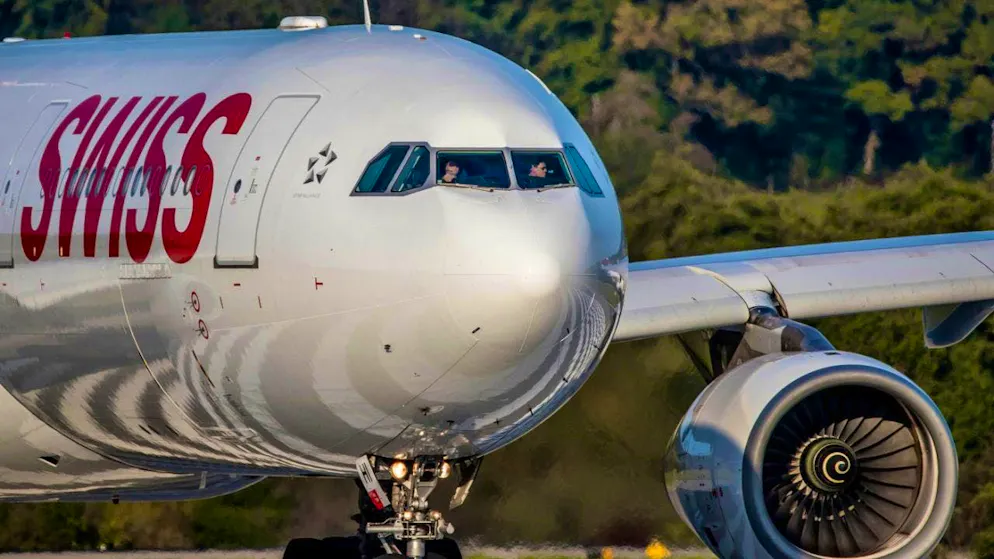 A Swiss Airbus 330-300 had to be evacuated before take-off in New Delhi. (archive picture)