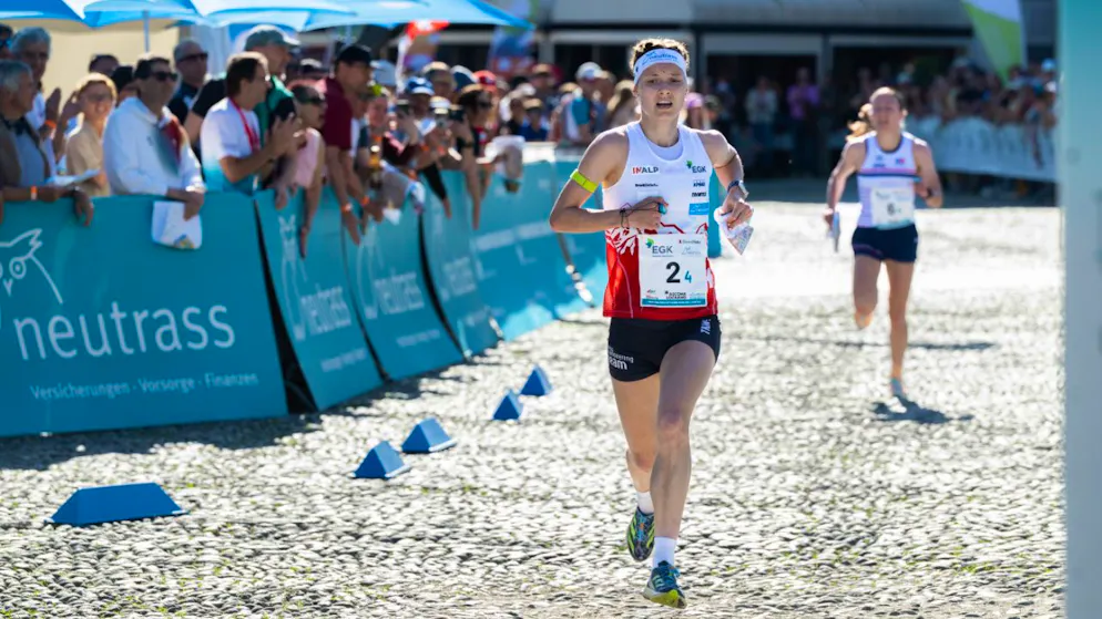 Simona Aebersold macht Boden gut