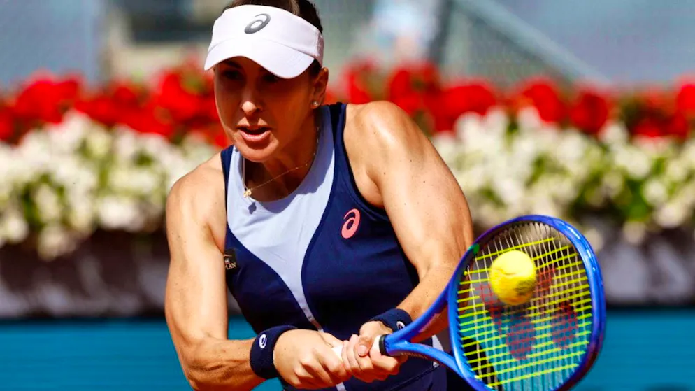 Belinda Bencic has to fight against Diana Shnaider, but then advances to the round of 16 in Madrid