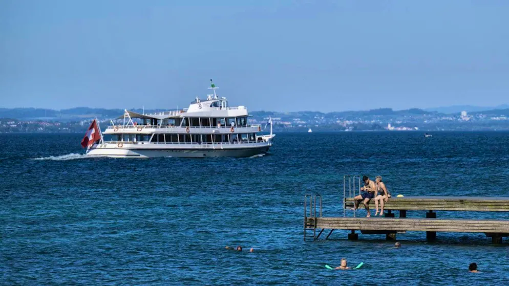 A dead woman was discovered in Lake Constance. (symbolic image)