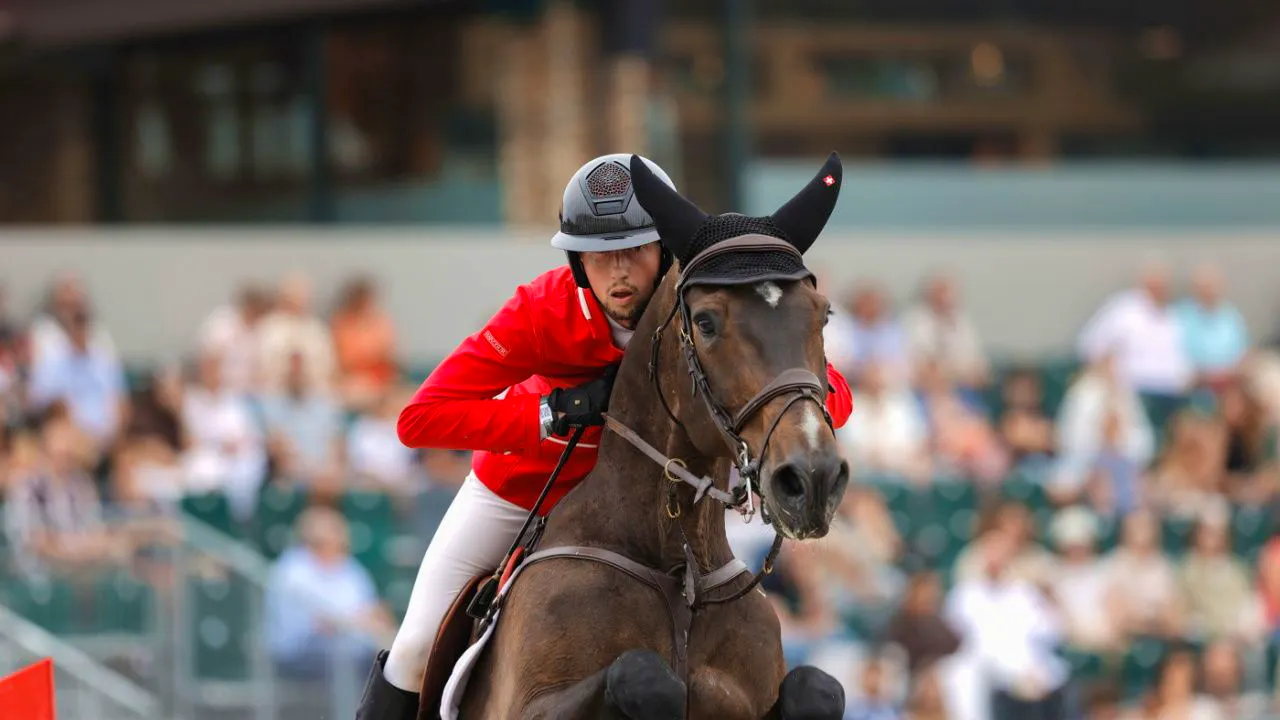 Reiten. Martin Fuchs belegt den 2. Platz beim GP von Fontainebleau