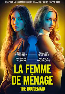 Thriller La Femme de ménage avec deux femmes face à face, tension et secrets autour d’une relation dangereuse