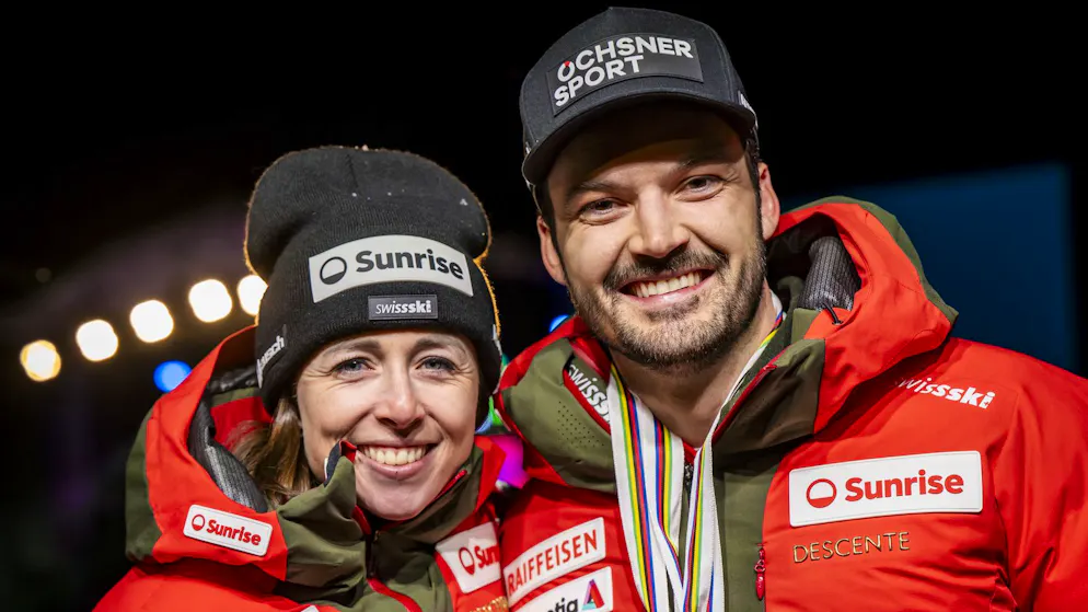 Zoé Chastan mit Ehemann Loic Meillard.