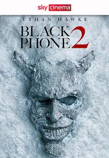  Horrorfilm Black Phone 2 mit unheimlicher Maske im Eis, düstere Fortsetzung mit übernatürlichen Elementen