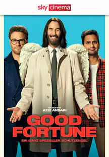 Komödie Good Fortune mit Schutzengel und zwei Männern, humorvolle Geschichte über Glück und Schicksal