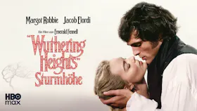 Literaturverfilmung Wuthering Heights mit Liebespaar in romantischer Szene, klassische tragische Liebesgeschichte