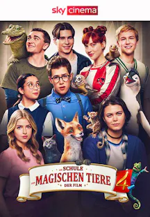 Familienfilm Die Schule der magischen Tiere 4 mit Schülern und sprechenden Tieren, buntes Abenteuer für Kinder