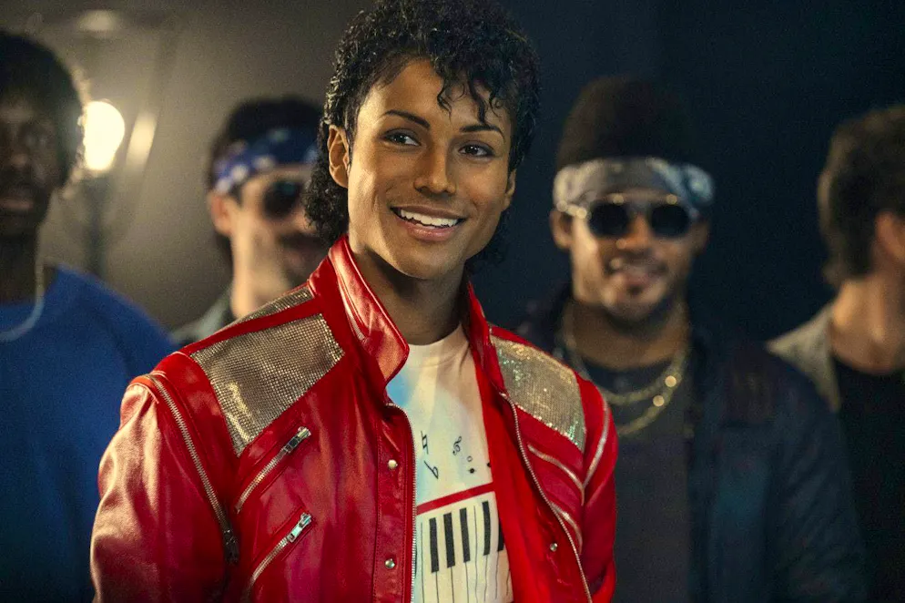 Michael Jackson's nephew Jaafar plays the King of Pop in the biopic. (archive picture)