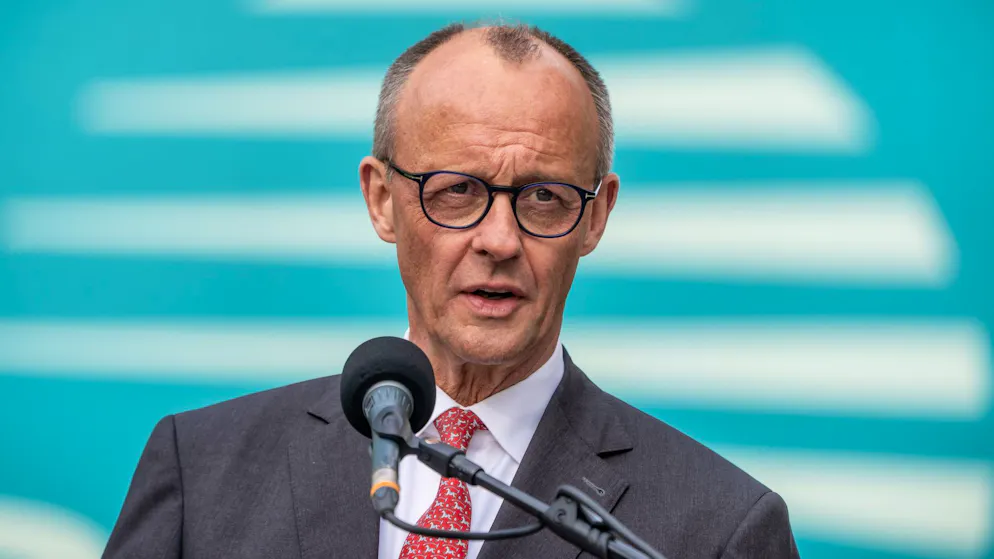 Bundeskanzler Friedrich Merz (CDU) Merz äussert sich «desillusioniert» zum Iran-Krieg. (27. April 2026)