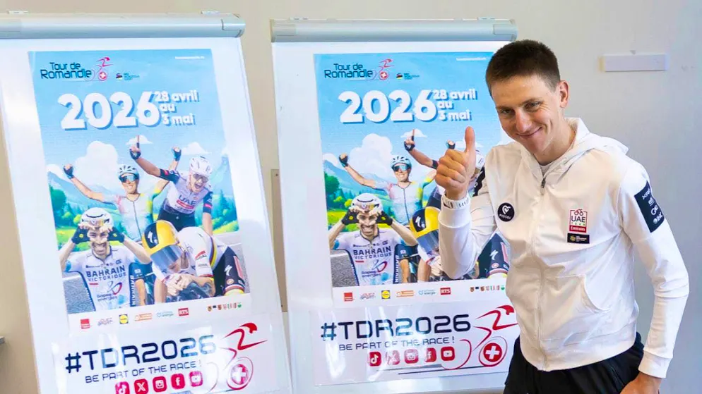 Tadej Pogacar is ready for the Tour de Romandie 2026