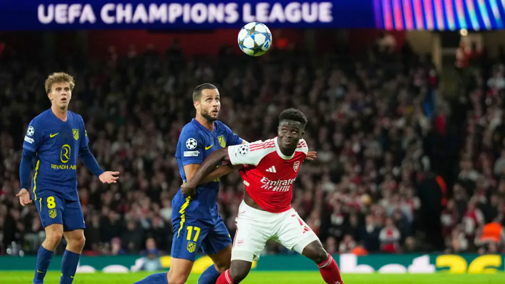 Im Oktober gewann Arsenal das Heimspiel gegen Atlético Madrid in der Ligaphase 4:0