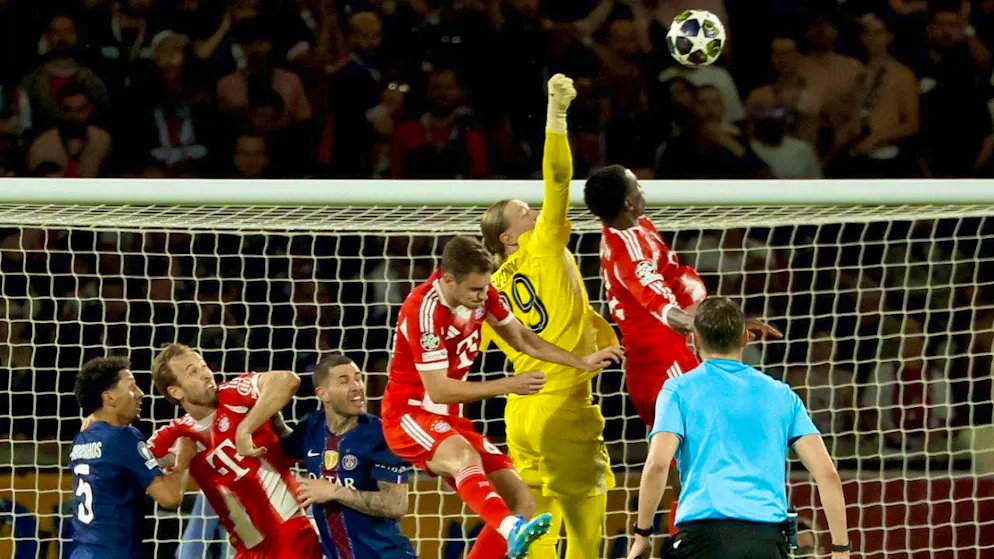 Nine goals were scored in the match between Paris and Bayern - the second leg will follow next week
