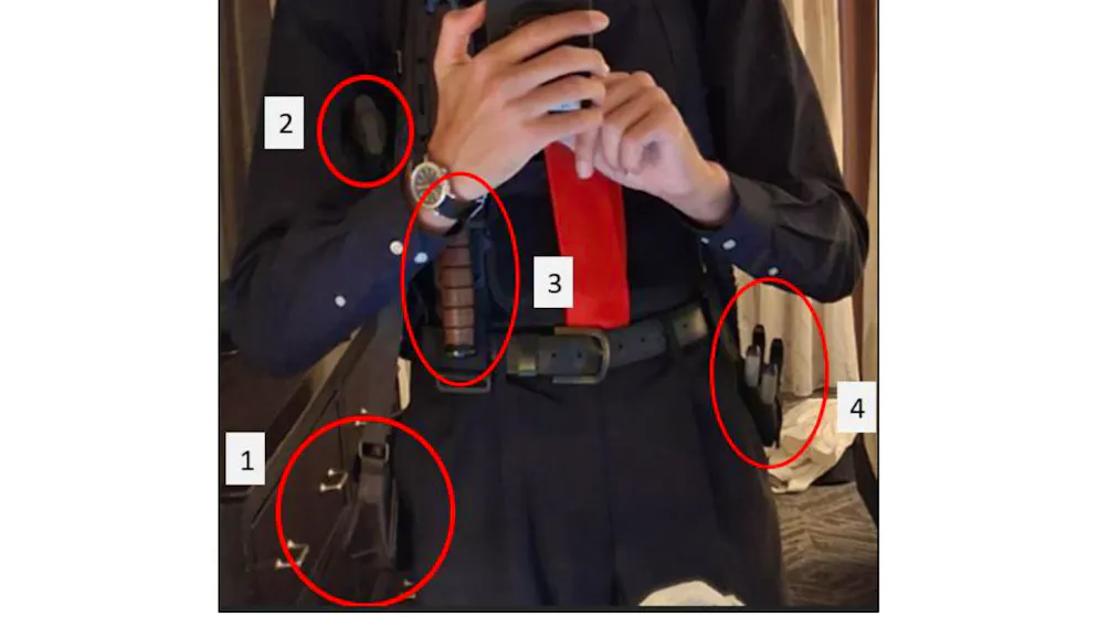 Tirs à Washington. En tenue de soirée et armé jusqu'aux dents: le drôle de selfie du suspect