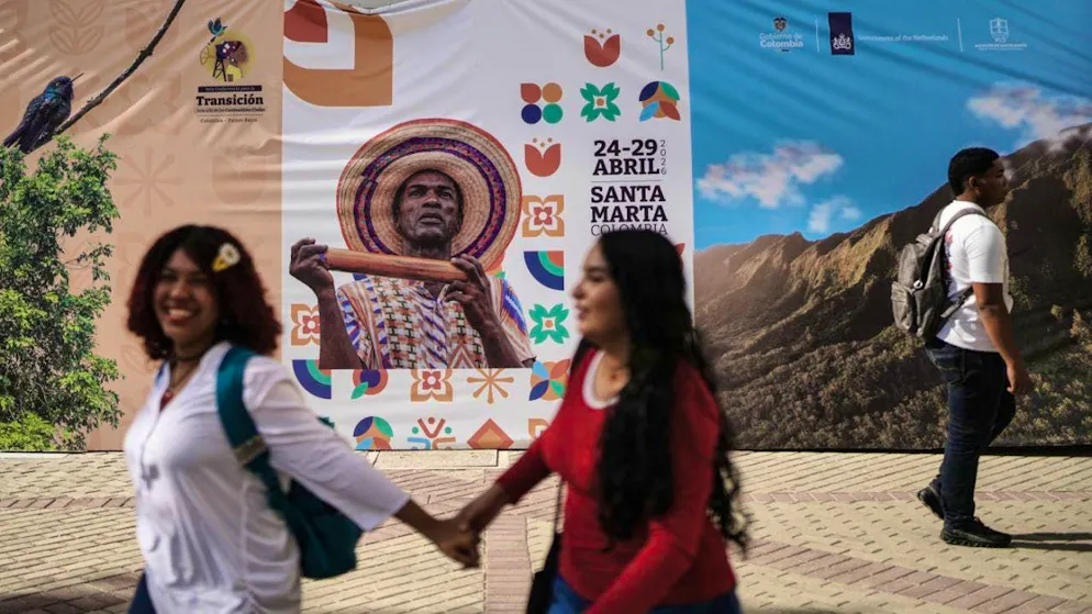 Together against fossil fuels: there was a strong will for international cooperation at the conference in Colombia. (archive picture)