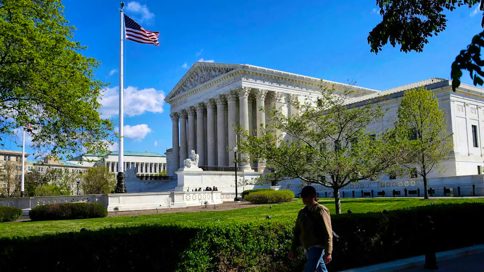 The Supreme Court in Washington, DC.