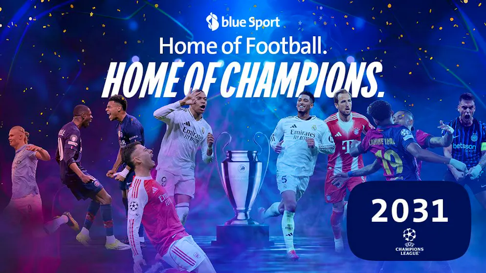 bluewin.ch - The Champions League stays with blue Sport