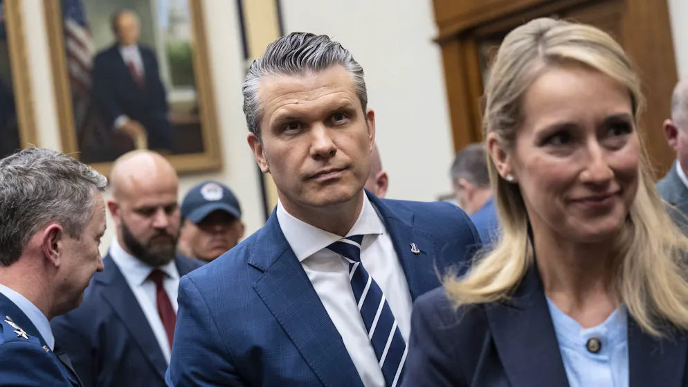 US-Verteidigungsminister Pete Hegseth am Mittwoch in Washington. 