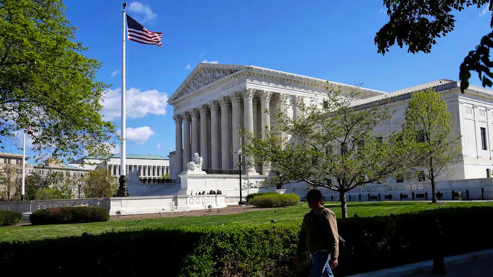 Der Oberste Gerichtshof in Washington, DC.