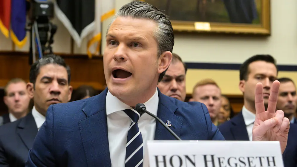 «Wir haben reichlich von dem, was wir brauchen»: US-Verteidigungsminister Pete Hegseth. (Archivbild)