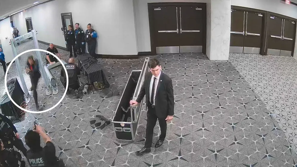 Durante la cena di gala. Corre armato e supera i controlli! Ecco un nuovo video sul fallito attentato a Trump