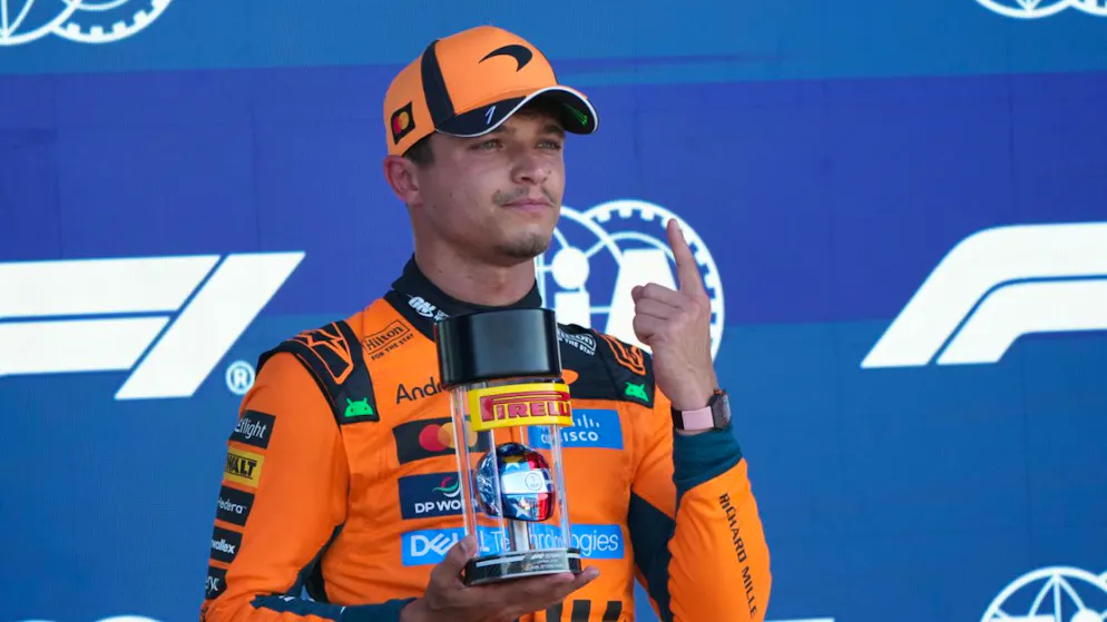 Freut sich über die Pole-Position für das Sprintrennen in Miami: Weltmeister Lando Norris