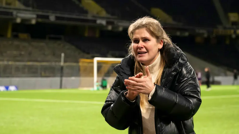 Trainerin Imke Wübbenhorst qualifizierte sich mit YB für die Playoff-Halbfinals