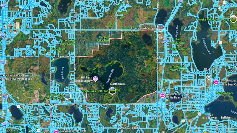 Comme gommé. Pourquoi ce village n'existe pas sur Google Maps