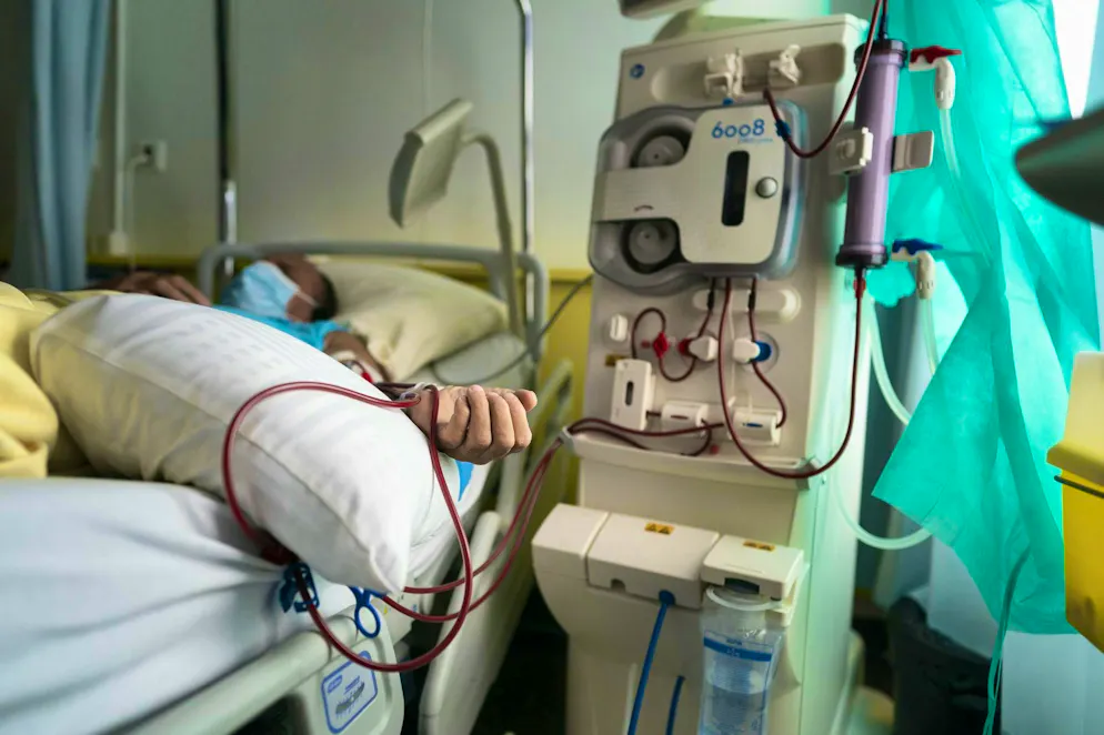 Didier era andato in ospedale per la dialisi quando il suo cuore si è fermato. (Illustrazione)
