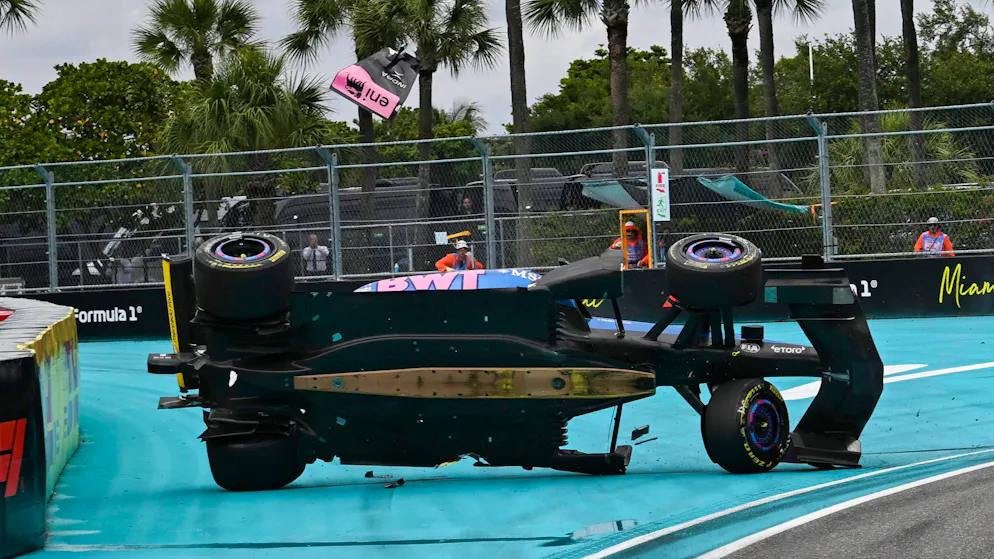Pierre Gasly. «C'est vraiment effrayant d'être envoyé en tonneau en Formule 1»