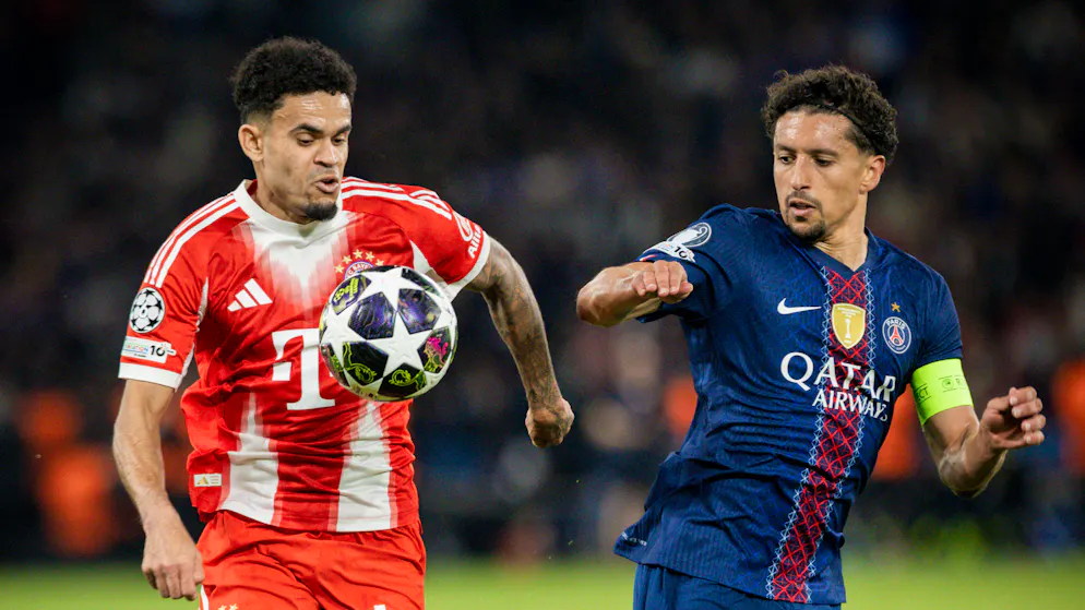 Bayern-Profi Luis Díaz hat schon 3715 Minuten hinter sich, PSG-Captain Marquinhos nur 2294.