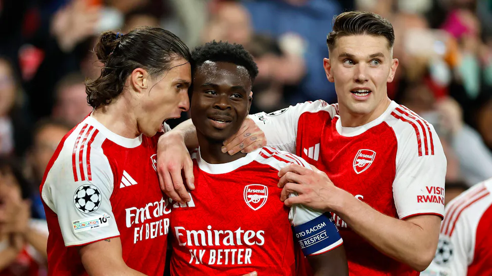 Saka goldener Torschütze. Arsenal schlägt Atlético Madrid und steht im Champions-League-Final