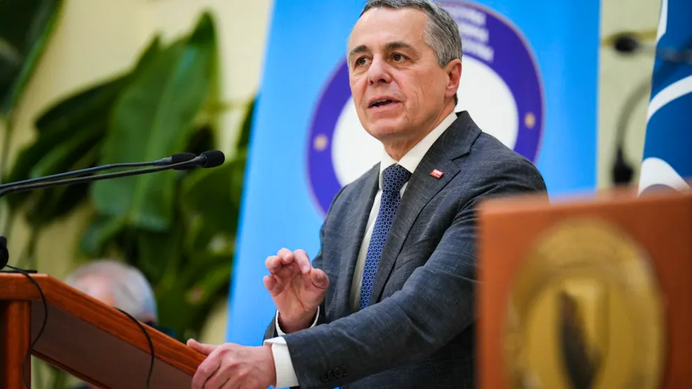 Il capo della diplomazia elvetica Ignazio Cassis quest'anno è anche presidente dell'OSCE
