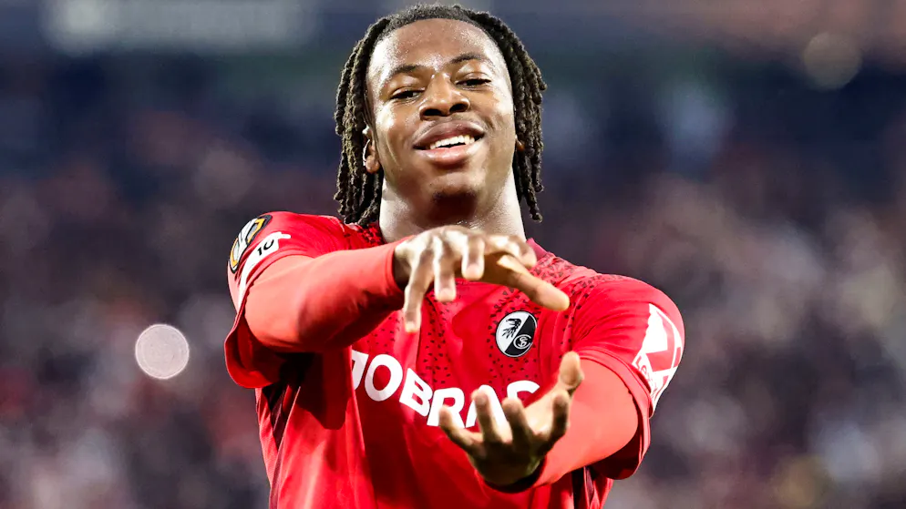 Coupes d’Europe. Scintillant, Johan Manzambi propulse Freiburg en finale