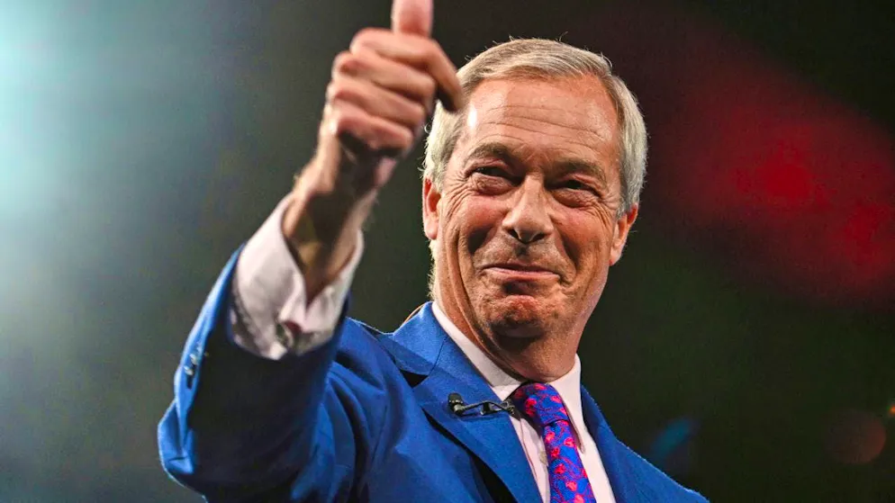 ARCHIVE - The leader of Reform UK, Nigel Farage. Photo: Thomas Krych/AP/dpa/Archive image