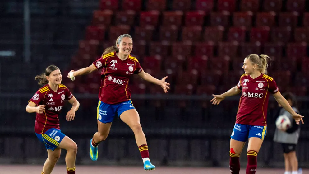 Amina Muratovic traf im Zürcher Letzigrund in der Nachspielzeit zum 4:0-Schlussstand für Servette Chênois.