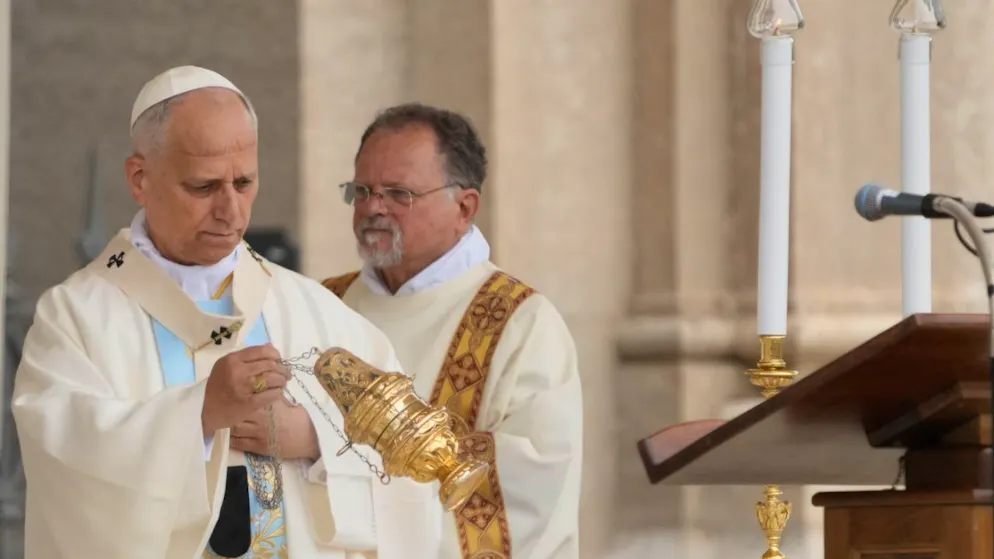 On the anniversary of his election. Pope Leo XIV calls for commitment to peace