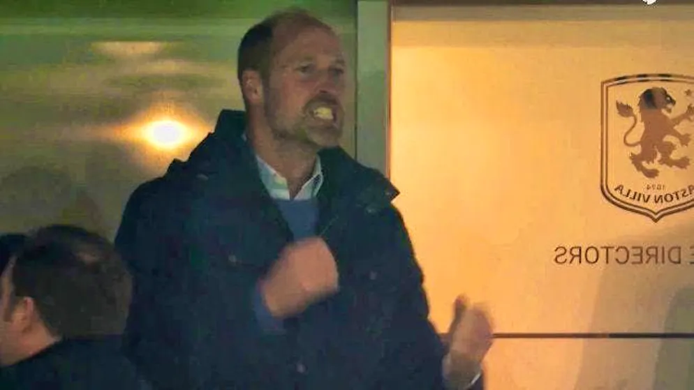 Ecco il video. Il principe William esulta senza freni allo stadio per la vittoria dell'Aston Villa