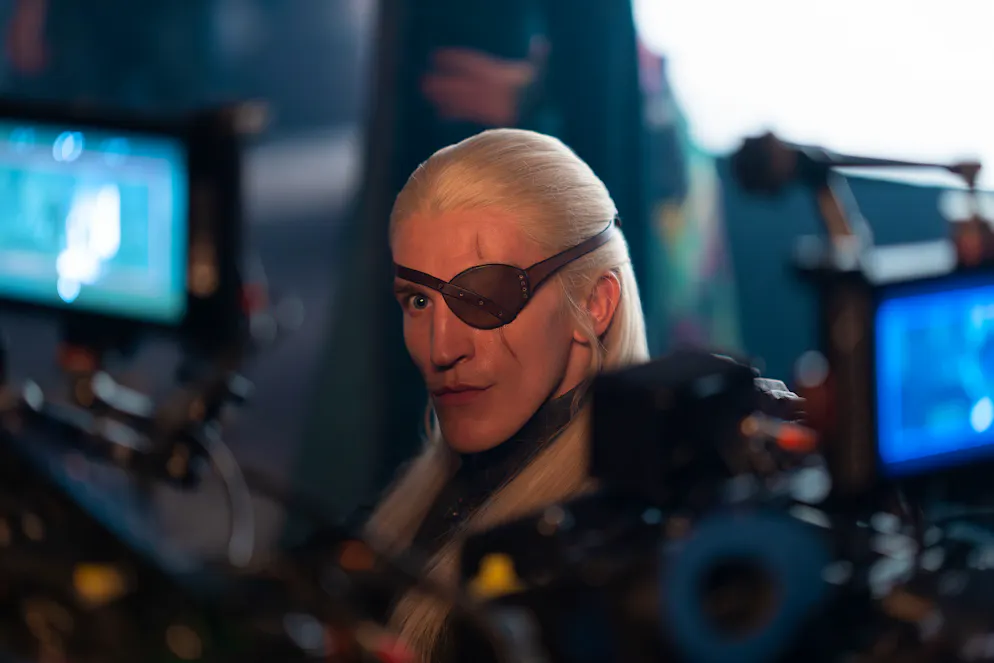 Fotogallerie HOTD Staffel 3. Aemond Targaryen, gespielt von Ewan Mitchell, in der dritten Staffel von «House of the Dragon».