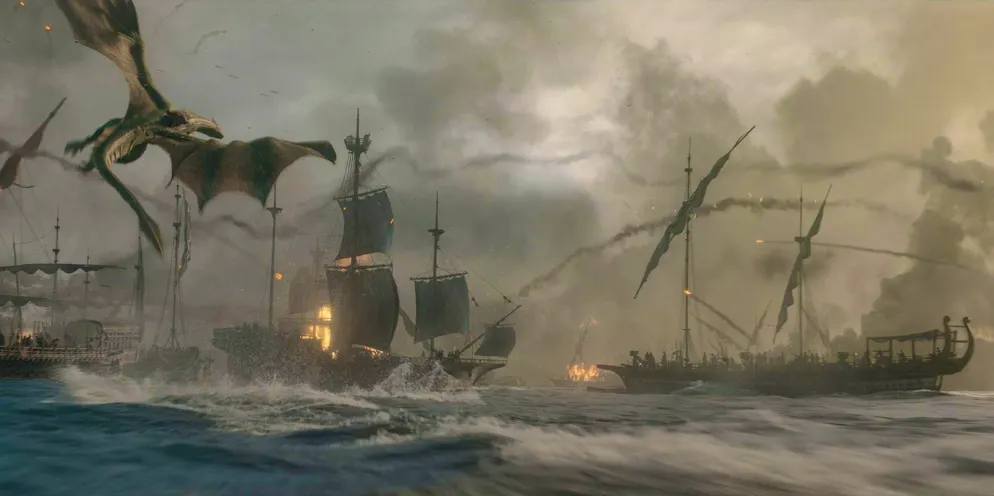 Photo gallery HOTD season 3. Dragons, fire and war on the high seas: the new episodes feature the biggest battles of the series to date.