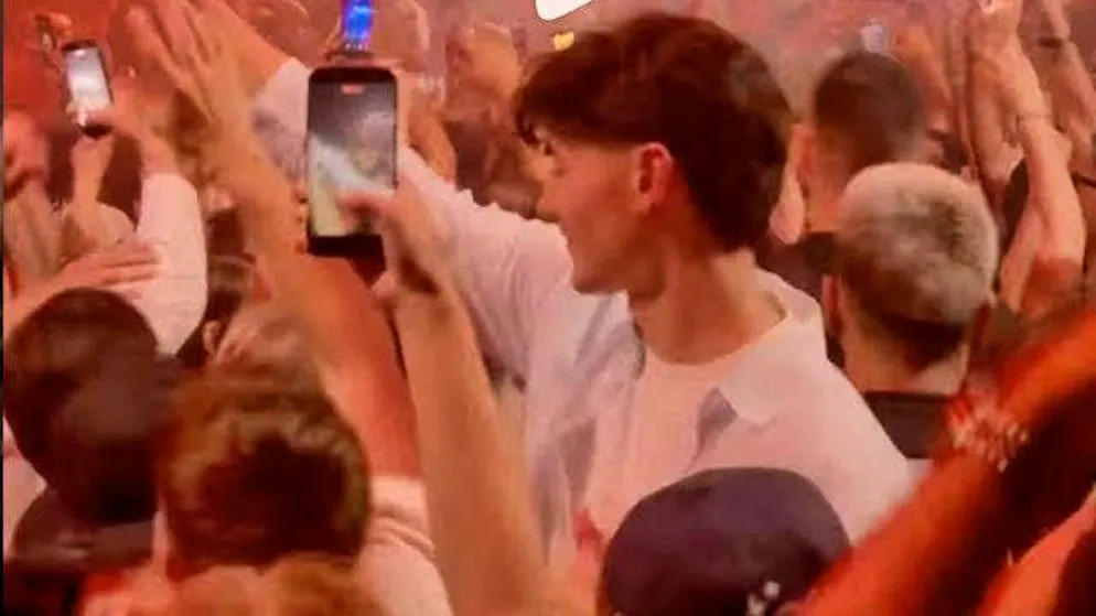 Christopher Ibayi (not pictured) posted a video of the celebrations in Ibiza.