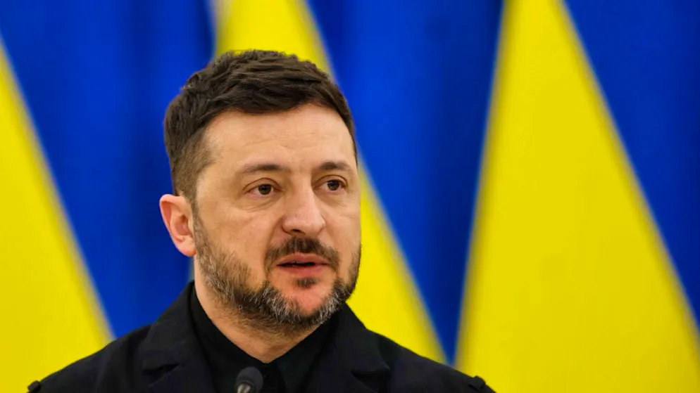 ARCHIVE - Ukrainian President Volodymyr Zelenskyi. Photo: Mindaugas Kulbis/AP/dpa/Archive photo