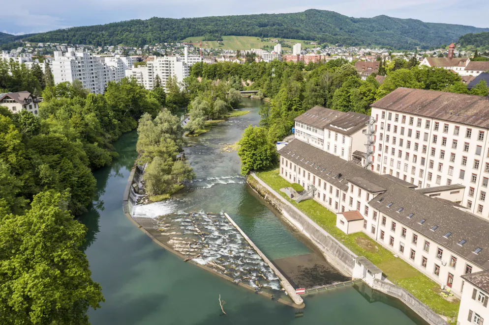 Wettingen würde Baden nicht nur die pittoreske Halbinsel in der Limmatschlaufe (unten rechts) einbringen, sondern auch ein Loch in der Gemeindekasse.