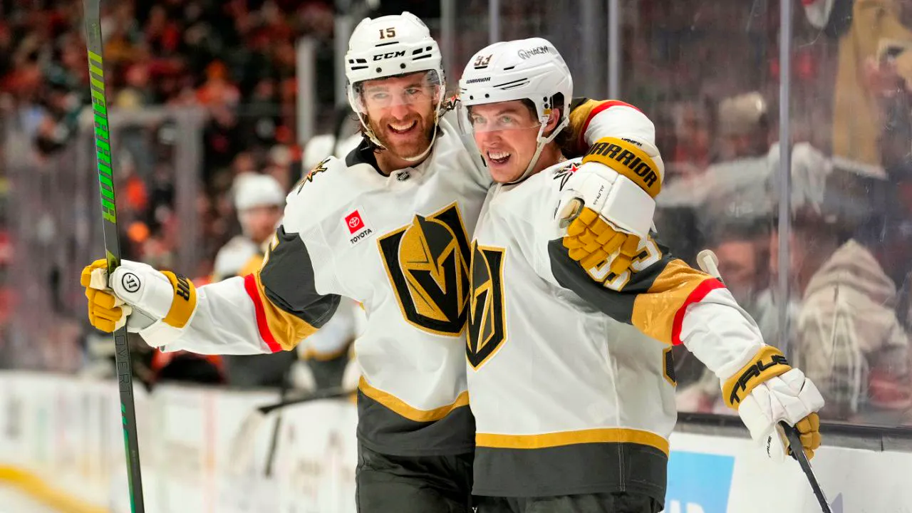 NHL. Vegas Golden Knights are ahead again