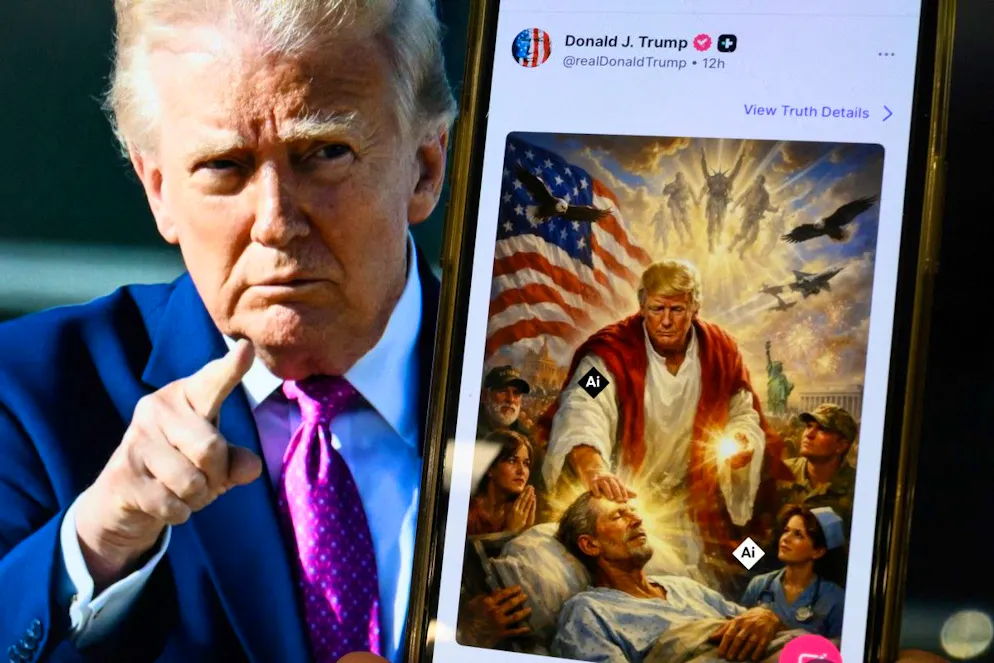 Donald Trump contrôle environ 41% des actions de l’entreprise (image d’illustration). 