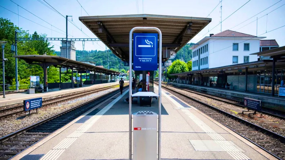 On Thursday evening, a man fell onto the tracks at Burgdorf BE railroad station and was fatally injured. Now a man is to be remanded in custody. (archive picture)