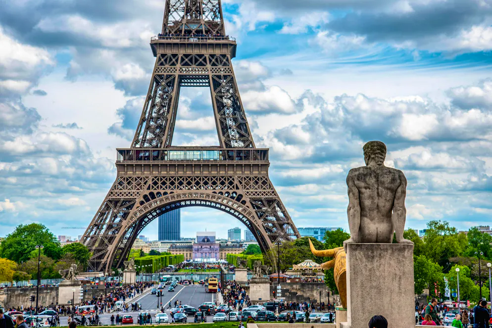 A piece of the Eiffel Tower's original spiral staircase is up for auction.