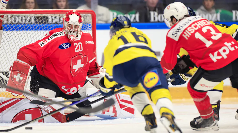 Hockey sur glace. La Suède encore trop coriace pour la Suisse