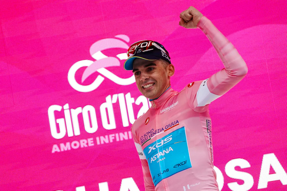L'uruguaiano Guillermo Thomas Silva si aggiudica la maglia rosa nella seconda tappa del Giro d'Italia.