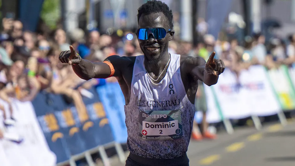 Erfolg über 10 Meilen. Dominic Lobalu gewinnt zum dritten Mal den GP Bern